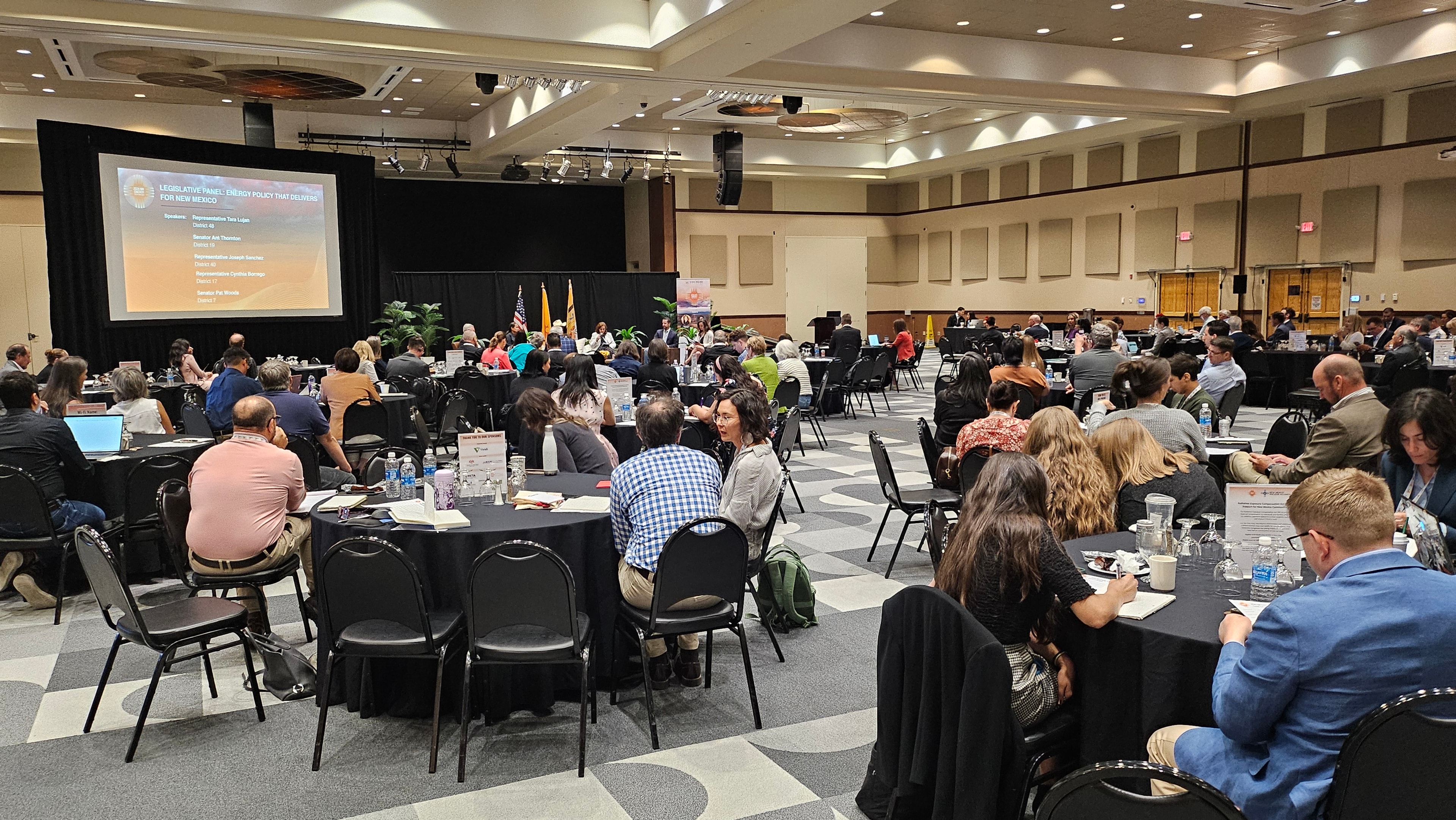 Full room of symposium attendees