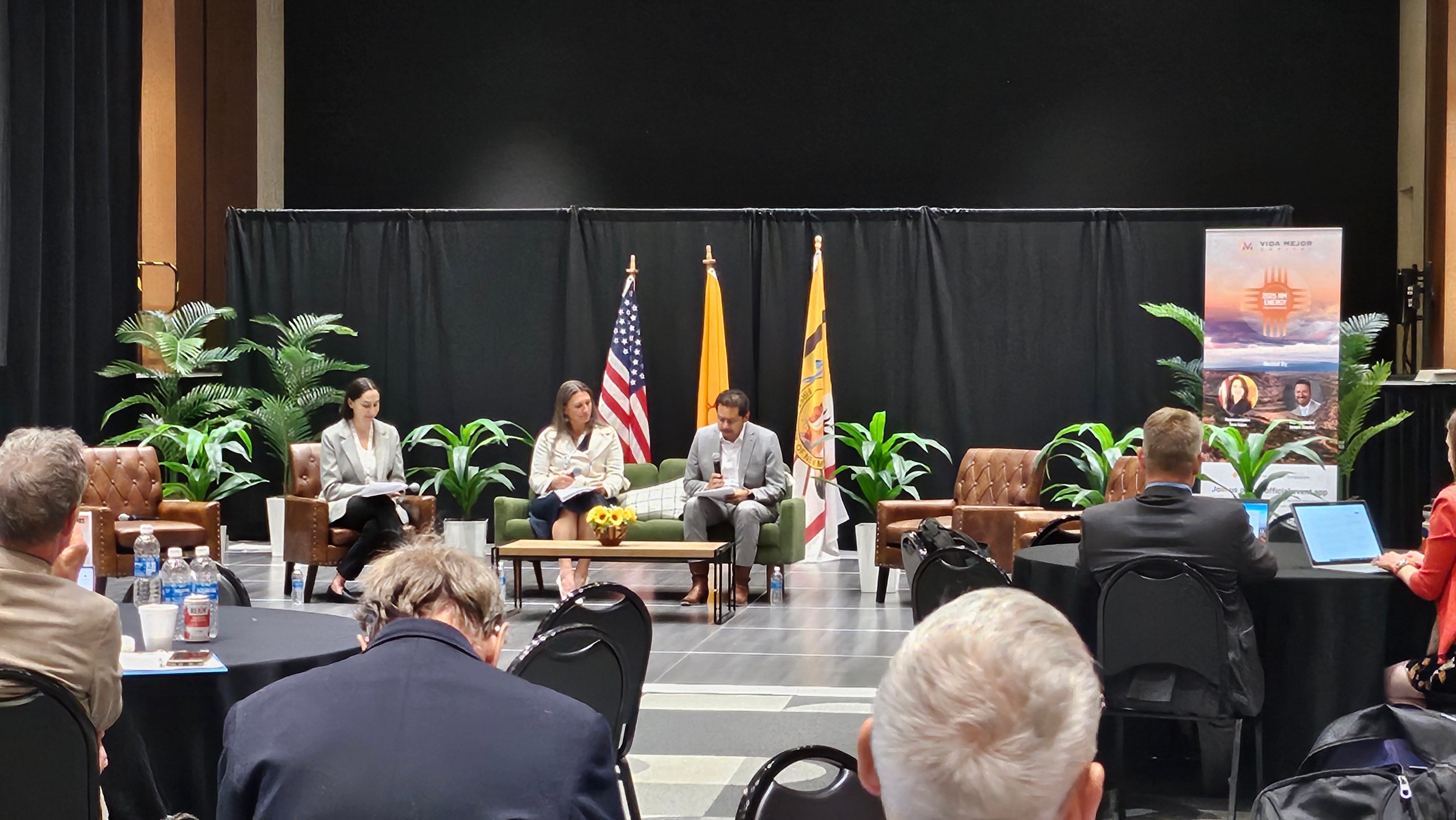 Panel discussion at the symposium